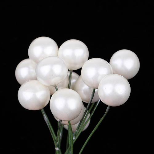 2 Elegant Foam Floral Ornaments For Christmas Decor 2 Pcs