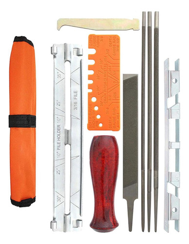 Conjunto De 10 Limas Para Afiar Motosserras,