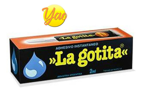 La Gotita Adhesivo Instantáneo 2ml Universal Pomo Original