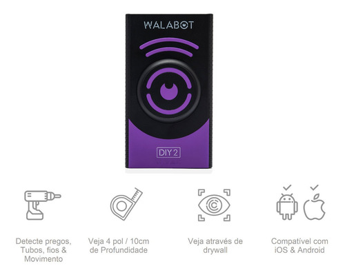 Depstech Boroscópio Endoscópio Sem Fio + Walabot Diy2 Wi-fi