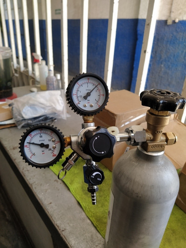 Imagen 10 de 10 de Regulador Co2 Profesional Taprite Válvula Solenoide Acuarios