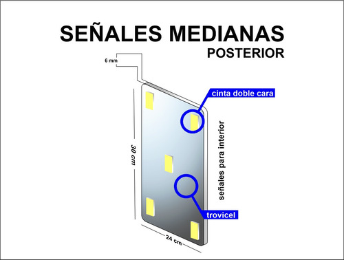 Señales De Seguridad Kit 014 Complementos Protección Civil
