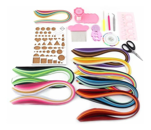 Kit Manualidad Papel Para Mano Kits Quilling Molde Tablero