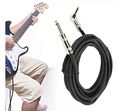 Cable de guitarra, compatible con doble cabezal, cable de instrumento recto  a recto para órganos electrónicos, batería electrónica, bajo para un mejor