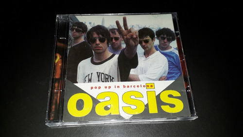 Cd Oasis - Pop Up In Barcelona 1996 Pro Sourced Silver Disc