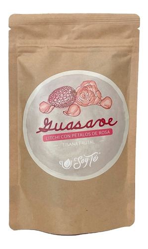 Tisana Frutal Guasave Litchi Con Pétalos De Rosa 100g Soy Té