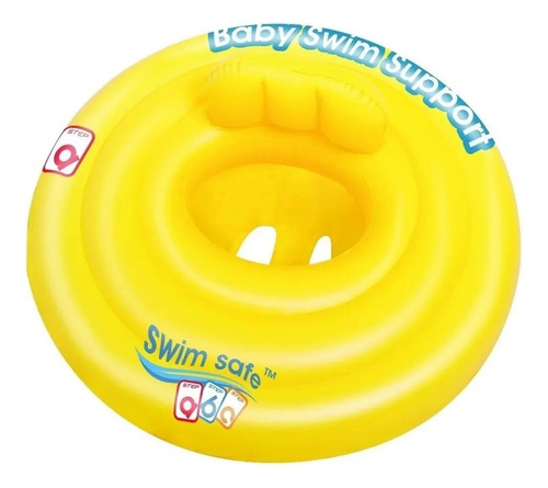 Flotador Inflable Baby Seat 2 Anillos Bebe 69cm Bestway Byp
