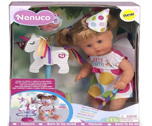 Nenuco Fiesta Piñata 30 Cm Unicornio 360° Famosa