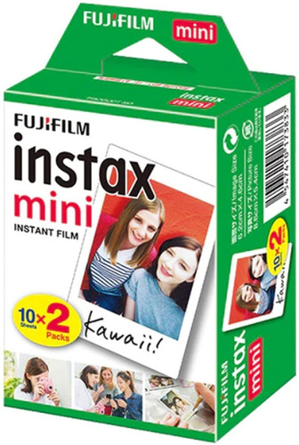 Filme P/ Instax Mini 9 8 7s 90 70 Fujifilm Pack Com 20 Fotos
