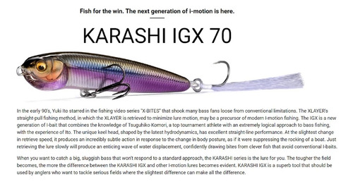 Isca Megabass Karashi Igx 70s Fa Wakasagi