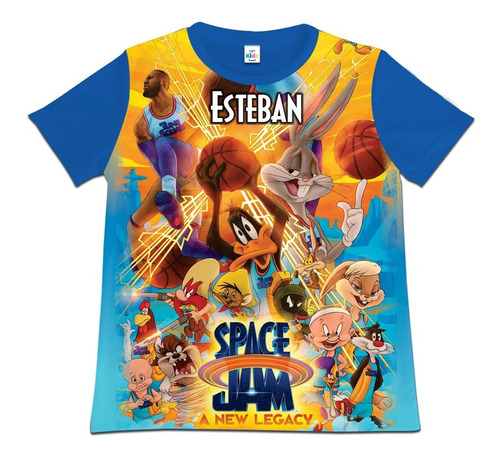 Franela Camisa Niño Space Jam A New Legacy En Algodon