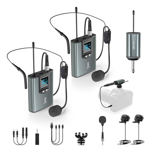 Sistema De Micrófono Inalámbrico Lavalier / Headset Transmis