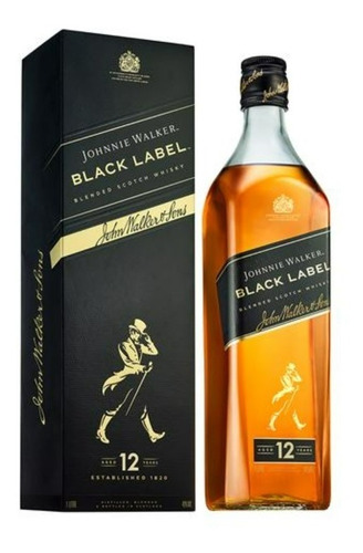 Whisky Johnnie Walker Black 700 - mL a $221