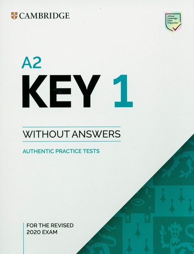 Libro: A2 Key 1 For Revised Exam From 2020. Student's Book W