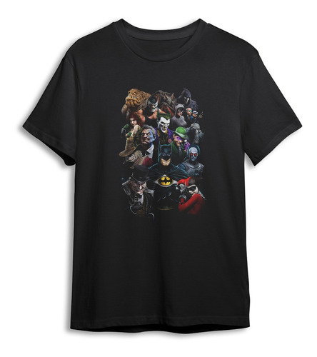 Polera Estampada Villanos Batman - Dtf