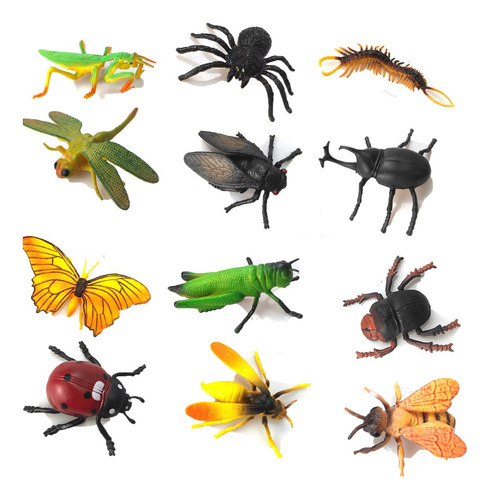 Juguetes De Coleccion Insecto Animales De Figuras