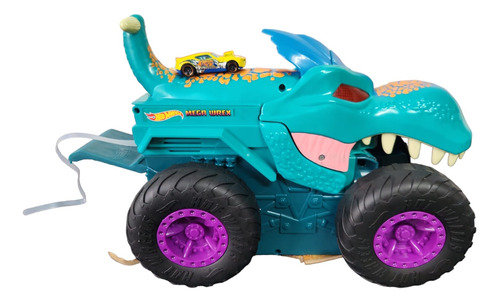 Hot Wheels Monster Truck Camion Mega Wrex + 1 Autito Mattel 