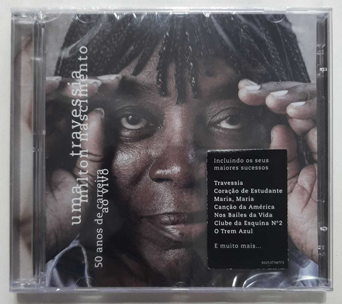 Cd - Milton Nascimento - { Uma Travessia } - Duplo