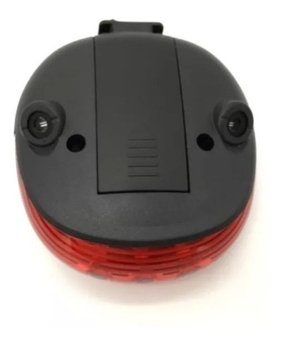 Luz Roja Tipo Laser Para Bicicleta Parte Trasera Con 5 Leds