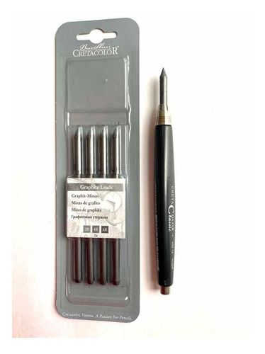 Imagen 2 de 2 de Set Portaminas 5.6 Mm Más Repuestos De Grafito 5.6mm
