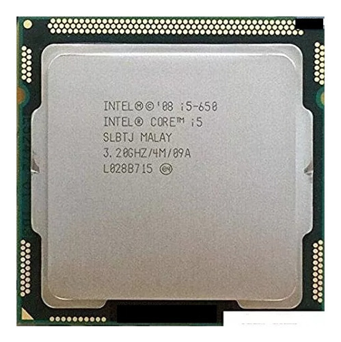 Procesador Intel Core I5 650 3.20 Ghz 4 Mb Lga 1156 Usado (Usado)