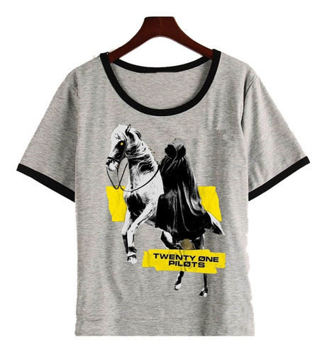 Remera Twenty One Pilots Bishop Trench - Mujer Entallado