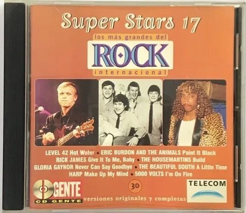 Cole Gente Los Mas Grandes Del Rock Super Stars 17  Cd N° 