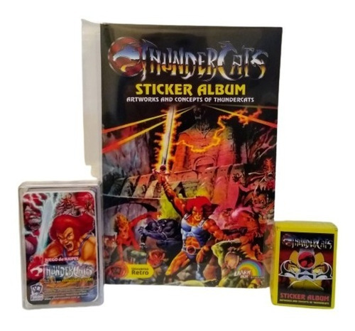 Album Figuritas Thundercats + Juego De Naipes Universo Retro