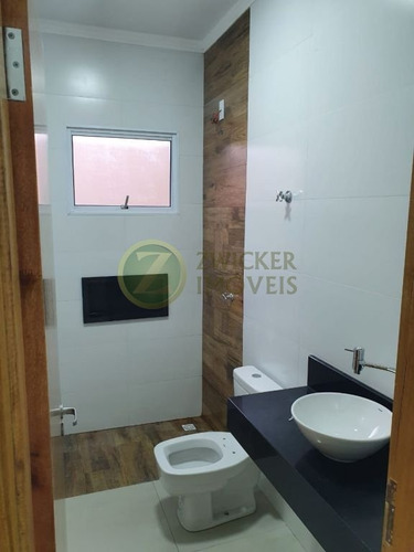 Imagem 20 de 28 de Venda: Casa Nova Toda Em Porcelanato De 03 Dormitórios No Jardim Solange - Ca00925