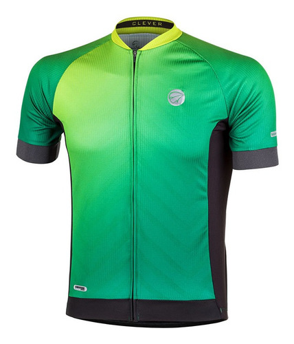 Camisa De Ciclismo Mauro Ribeiro Clever Verde Mascullino