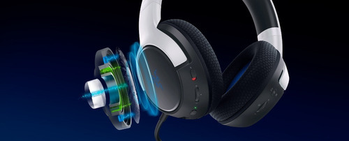 Imagen 3 de 4 de Auricular Gamer Razer Kaira Pro Playstation 5 White Ps5