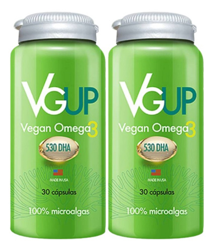 Omega 3 Up Vegano Dha 2 Frascos 30cap Newscience Dietafitnes