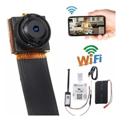 Camara Espia Mini Wifi P2p Ip Fullhd 1080p App Para Android Y iPhone Max 32gb Video En Vivo 24/7 De Gogo Electronics