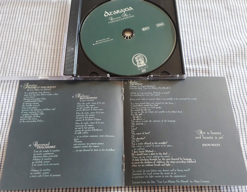 Cd Ataraxia - Concerto No. 6 A Baroque Plaisanterie Neofolk (Usado)