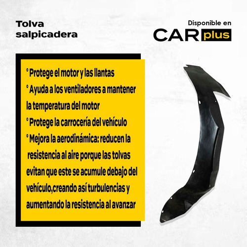 Tolva Salpicadera Izquierda Dodge Attitude 2017-2018 Tyg