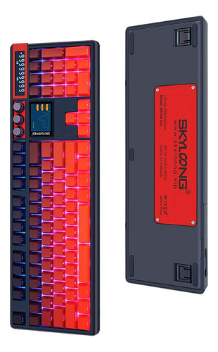 Teclado Gamer Mecanico Skyloong Gk104 Pro Lava, Switch Ktt S