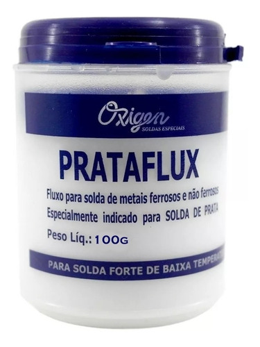 Fluxo De Solda Prata E Ouro Prataflux 100g Oxigen  