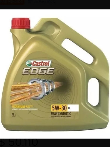 Aceite Castrol Edge 5w30 Sintético 4 Litros