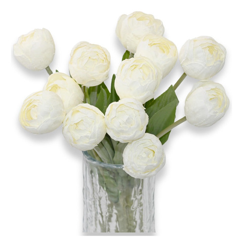 Artificial Flowers, 2 Bouquets/ 12pcs Artificial Tulips