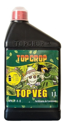 Top Crop Vege Fertilizante Crecimiento Nitrógeno 1lt