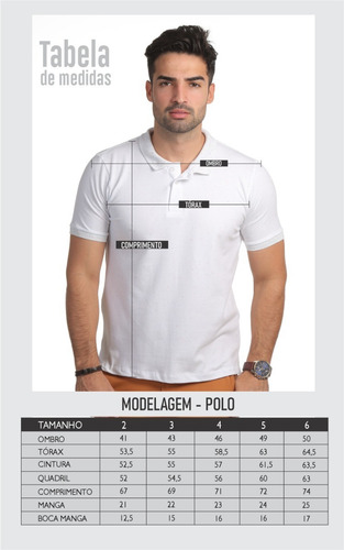 Imagem 7 de 7 de Polo Cotton Algodão Pima Marinho
