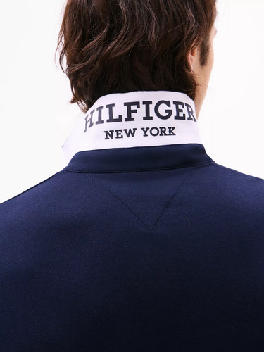 Chomba Regular Fit Cuello Con Inscripción Tommy Hilfiger