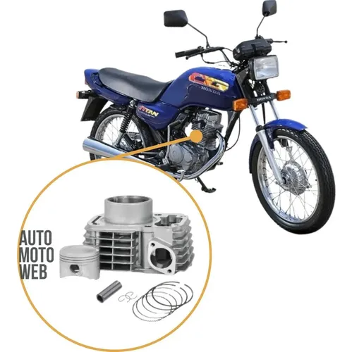 Kit Motor Cilindro Cg Titan 125 1995 95 Original Metal Leve