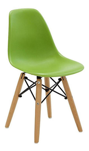 Silla Eames Dsw Réplica Niño Acasa Cantidad De Sillas Por Set 1 Color De La Estructura De La Silla Verde