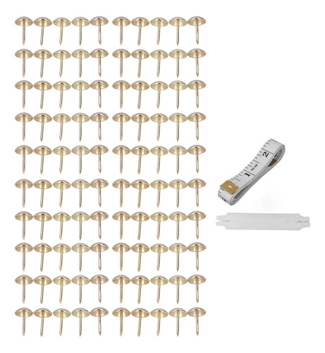 100 Unidades De Tachuelas Para Tapicería, Muebles Y Clavos D