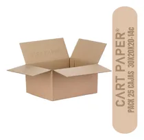 Comprar Cajas De Cartón 30x20x20 \u002F Pack 25 Cajas \u002F Cart Paper