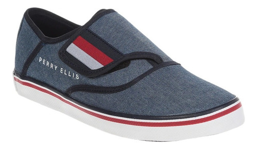 Tenis Urbano Perry Ellis Azul 26 Cm