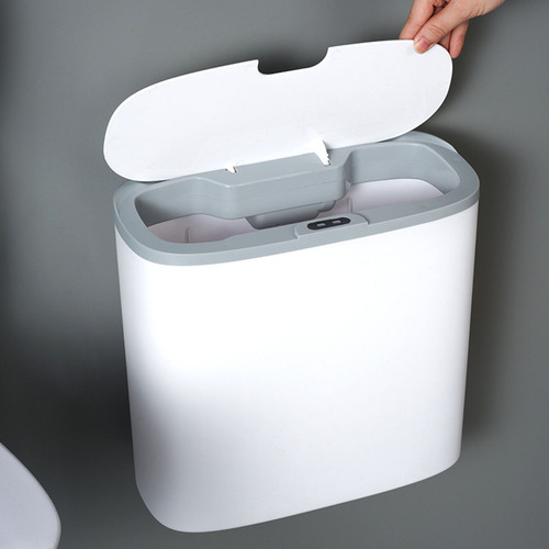 Automatic Waste Garbage Can With Smart Sensor, Bathroom