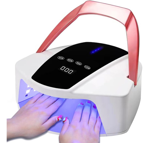 Lámpara De Uñas Led Uv 96 W Recargable, Secador De Uã...