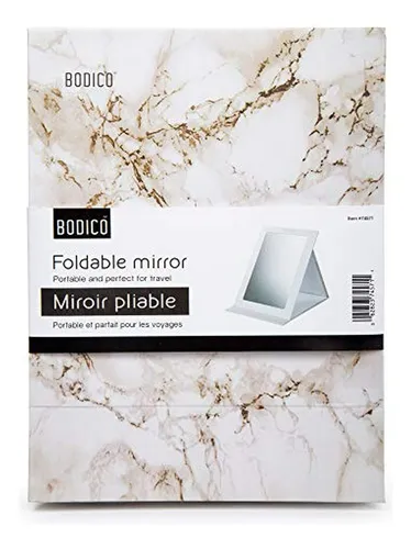 Espejo De Mesa Plegable Bodico De Mármol Pulgadas